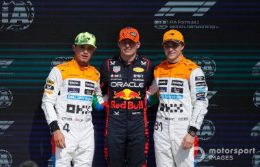 F1 - Revolução McLaren: Norris larga da primeira fila ao lado de Verstappen com Piastri em terceiro; veja grid