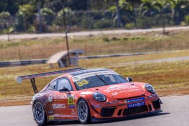Zanon busca novo pódio na Porsche Cup e correrá em Interlagos com layout produzido na pista por artista