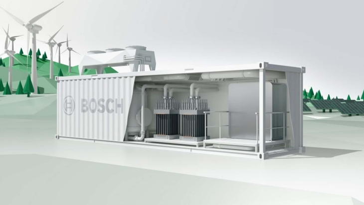 bosch inicia produção em massa de módulo de hidrogênio para caminhões