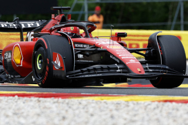 Leclerc revela “economia de combustível”, mas vê “ritmo positivo” da Ferrari na Bélgica