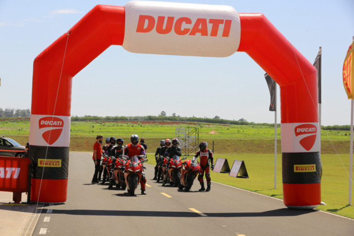 ducati riding experience tem inscrições abertas no brasil