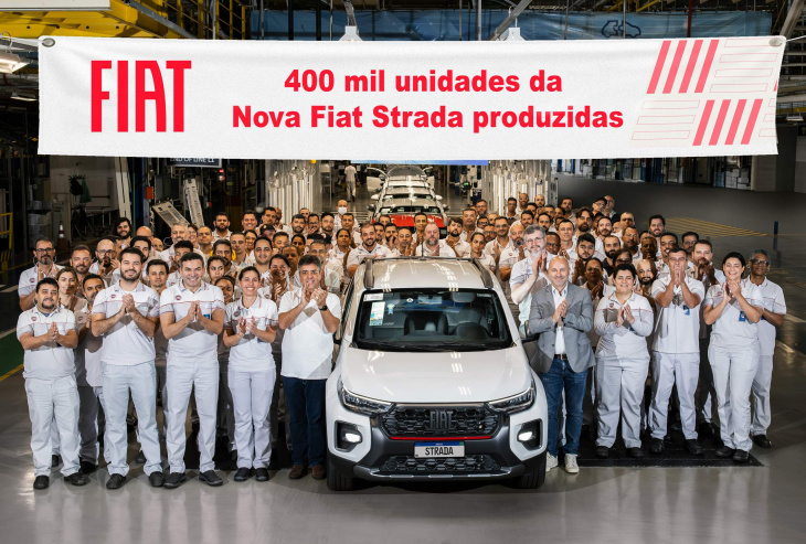 nova fiat strada atinge 400 mil unidades produzidas no brasil