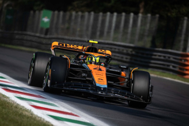 Norris vê “ritmo forte” da McLaren em Monza e rasga elogios a Albon: “Tiro o chapéu”