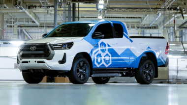 Toyota Hilux a hidrogênio com 600 km de alcance tem início de produção