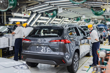 Toyota tem lucro de R$ 18.500 por carro vendido em 2023