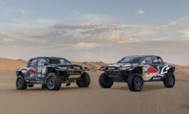 Toyota revela novo GR IMT Hilux EVO T1U para o Dakar 2024; cinco pilotos confirmados