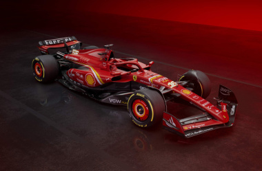 Ferrari SF-24 apresentado para a Fórmula 1 de 2024
