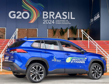 Toyota Corolla Cross Híbrido Flex é mostrado no G20 Brasil