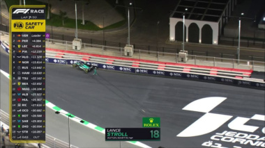 Stroll estampa muro na curva 22 e causa primeiro safety-car da F1 na Arábia Saudita