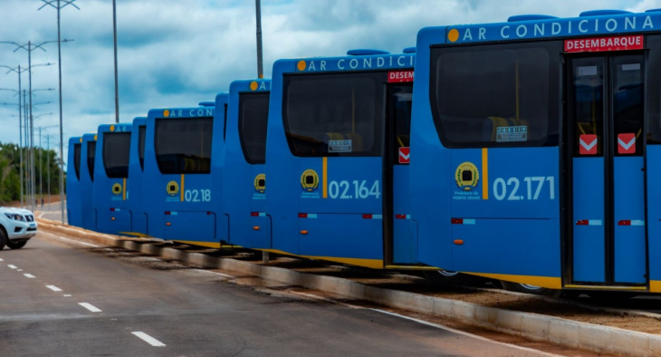 porto velho recebe 50 novos ônibus e tem a frota mais nova entre as capitais brasileiras