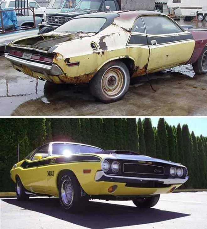 confira 10 carros clássicos abandonados que foram restaurados para sua antiga glória