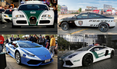 Os carros de polícia mais velozes (e caros) do mundo!
