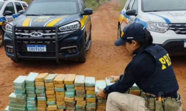 MG: caminhão bate e PRF encontra quase 200kg de cocaína escondidos
