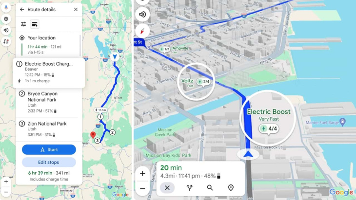 google maps mostrará estações de recarga usando inteligência artificial