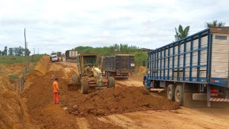 rodovia-460 recebe melhorias do governo de ro, nos 34 quilômetros entre buritis e o distrito de rio pardo