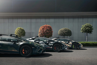 Lamborghini revela 4 pinturas camufladas de edição limitada para o Sterrato